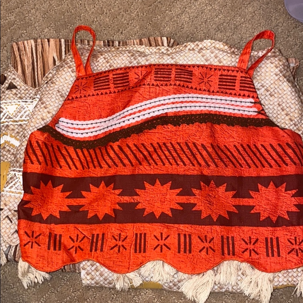Girls moana costume